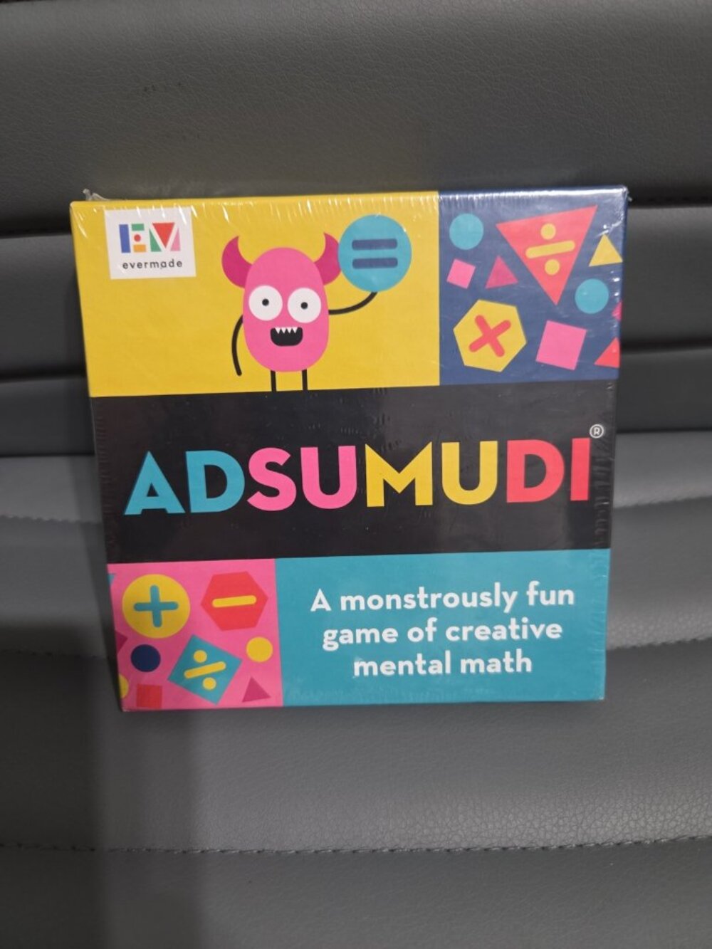 ADSUMUDI Monstrously Fun Game of Creative Mental Math Mater Theorem New Sealed